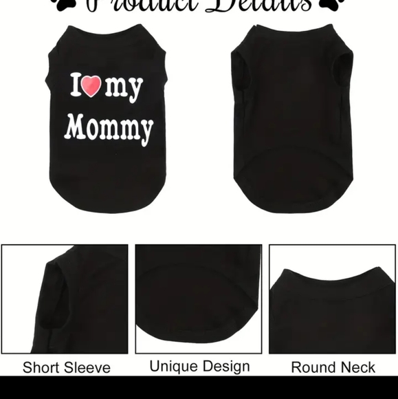 Adorable Mommy and Daddy Matching T-shirts for Dogs - Picture 3 of 10